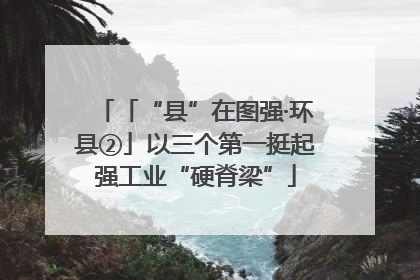 「“县”在图强·环县②」以三个第一挺起强工业“硬脊梁”