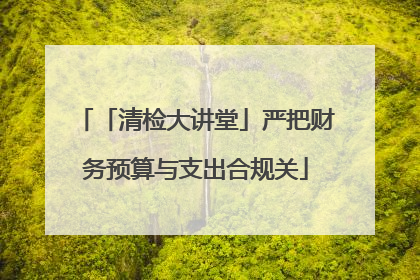 「清检大讲堂」严把财务预算与支出合规关