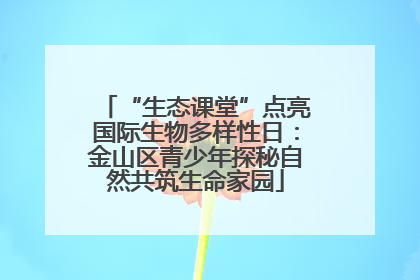 “生态课堂”点亮国际生物多样性日：金山区青少年探秘自然共筑生命家园