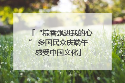 “粽香飘进我的心” 多国民众庆端午感受中国文化