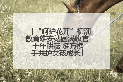 “呵护花开”初潮教育雄安站圆满收官 十年耕耘 多方携手共护女孩成长