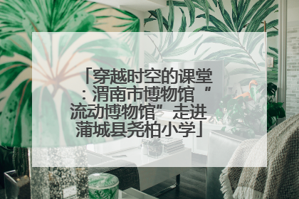 穿越时空的课堂：渭南市博物馆“流动博物馆”走进蒲城县尧柏小学
