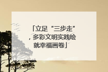 立足“三步走”，多彩文明实践绘就幸福画卷