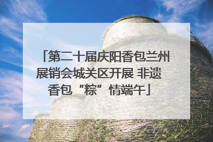 第二十届庆阳香包兰州展销会城关区开展 非遗香包“粽”情端午
