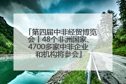 第四届中非经贸博览会丨48个非洲国家、4700多家中非企业和机构将参会