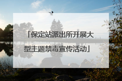 保定站派出所开展大型主题禁毒宣传活动