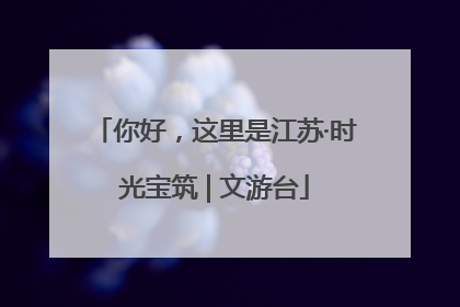 你好，这里是江苏·时光宝筑 | 文游台