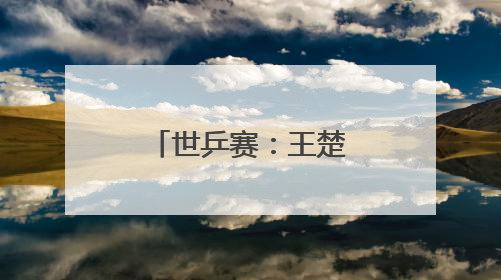 世乒赛：王楚钦战胜林昀儒 晋级男单四强