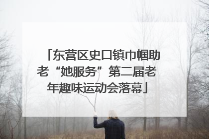 东营区史口镇巾帼助老“她服务”第二届老年趣味运动会落幕