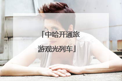 中哈开通旅游观光列车