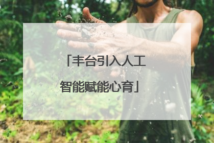 丰台引入人工智能赋能心育