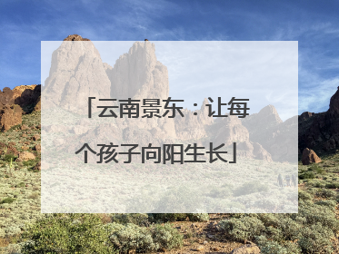 云南景东：让每个孩子向阳生长