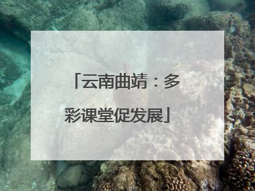 云南曲靖:多彩课堂促发展