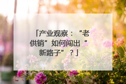 产业观察：“老供销”如何闯出“新路子”？