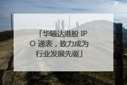 华曦达港股 IPO 递表，致力成为行业发展先驱