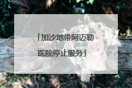 加沙地带阿迈勒医院停止服务