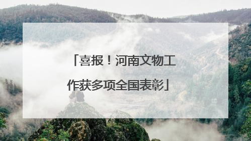 喜报！河南文物工作获多项全国表彰