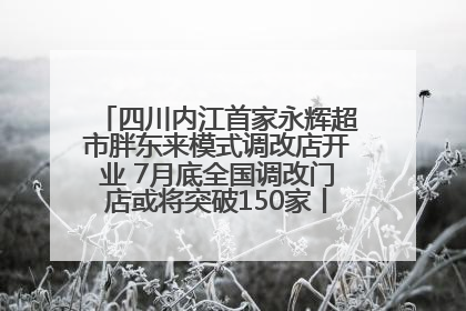 四川内江首家永辉超市胖东来模式调改店开业 7月底全国调改门店或将突破150家丨新经济观察