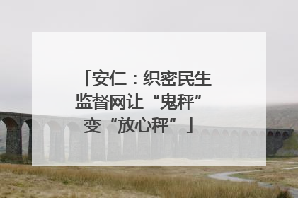 安仁：织密民生监督网让“鬼秤”变“放心秤”