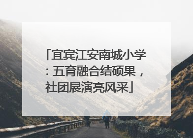 宜宾江安南城小学：五育融合结硕果，社团展演亮风采