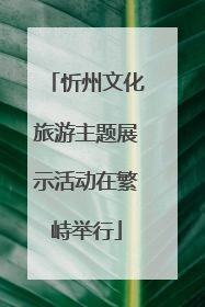 忻州文化旅游主题展示活动在繁峙举行