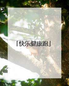 快乐健康跑