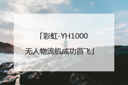 彩虹-YH1000无人物流机成功首飞