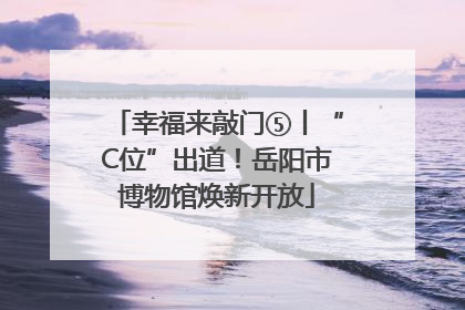 幸福来敲门⑤丨“C位”出道！岳阳市博物馆焕新开放