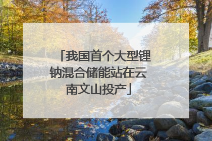 我国首个大型锂钠混合储能站在云南文山投产