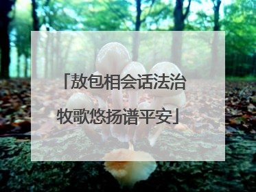 敖包相会话法治 牧歌悠扬谱平安