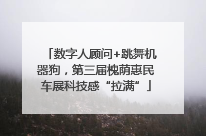 数字人顾问+跳舞机器狗，第三届槐荫惠民车展科技感“拉满”