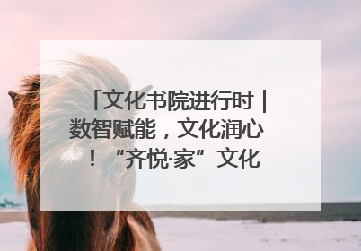 文化书院进行时｜数智赋能，文化润心！“齐悦·家”文化书院超有料