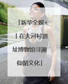 新华全媒+丨在大河村遗址博物馆寻溯仰韶文化