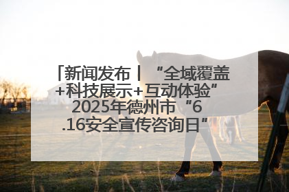 新闻发布丨“全域覆盖+科技展示+互动体验” 2025年德州市“6.16安全宣传咨询日”活动亮点纷呈