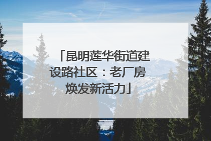 昆明莲华街道建设路社区：老厂房焕发新活力