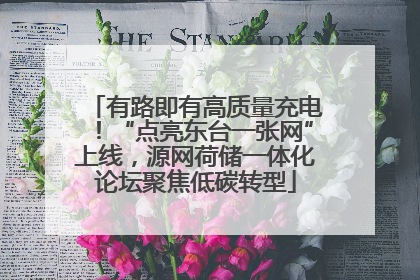 有路即有高质量充电！“点亮东台一张网”上线，源网荷储一体化论坛聚焦低碳转型