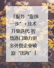 服务“靠前一步”+技术升级迭代 智慧港口助力更多外贸企业破浪“出海”