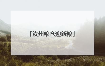 汝州粮仓迎新粮