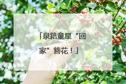泉籍童星“回家”簪花！
