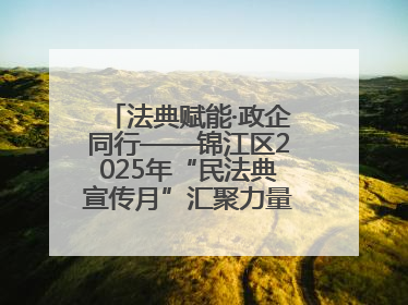 法典赋能·政企同行——锦江区2025年“民法典宣传月”汇聚力量 助推企业发展
