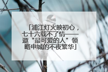 浦江灯火映初心，七十六载不了情——邀“最可爱的人”领略申城的不夜繁华