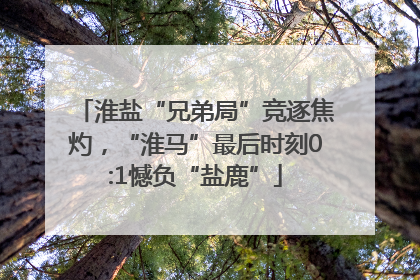 淮盐“兄弟局”竞逐焦灼，“淮马”最后时刻0:1憾负“盐鹿”