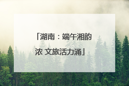 湖南：端午湘韵浓 文旅活力涌