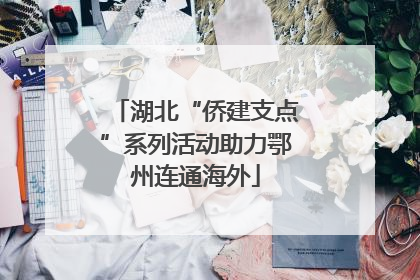 湖北“侨建支点”系列活动助力鄂州连通海外