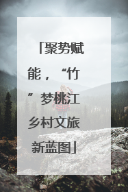 聚势赋能，“竹”梦桃江乡村文旅新蓝图