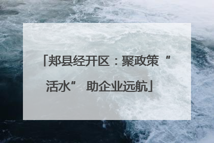 郏县经开区：聚政策“活水” 助企业远航