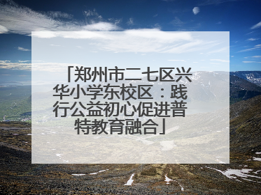 郑州市二七区兴华小学东校区：践行公益初心促进普特教育融合