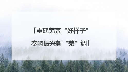 重建羌寨“好样子” 奏响振兴新“羌”调