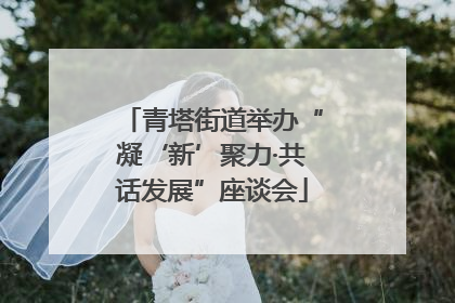 青塔街道举办“凝‘新’聚力·共话发展”座谈会