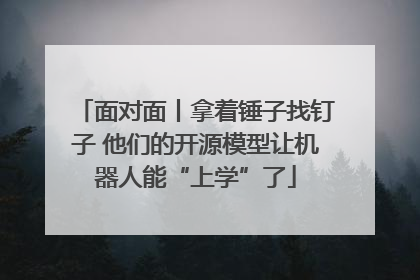 面对面丨拿着锤子找钉子 他们的开源模型让机器人能“上学”了